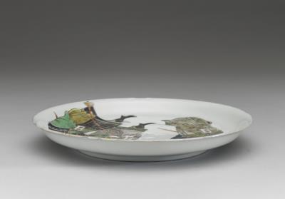 图片[3]-Plate with Water Margin characters decoration in polychrome colors, Kangxi reign (1662-1722), Qing dynasty-China Archive